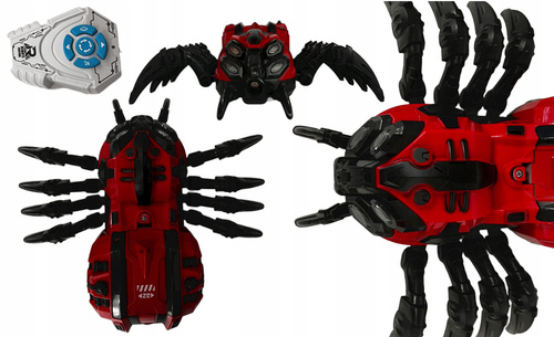 Robot Pająk Zdalnie Sterowany Pilotem z Efektami Światła Dźwięku i Parą