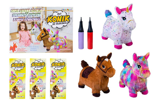 Konik do skakania mix 3 kolory