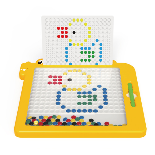 Magnetyczna Tablica Mozaika Dinozaur Układanka Montessori Dla Dzieci