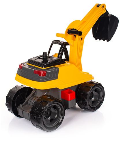 Koparka Ruchome Elementy Lena Z Blokadą Czarno Żółta 63 Cm