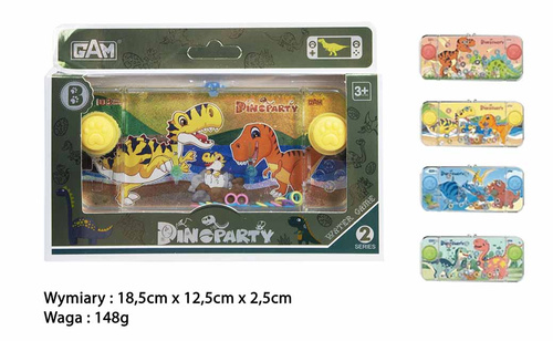 GRA WODNA ZRĘCZNOŚCIOWA ANTYSTRESOWA DLA DZIECI DINOZAURY