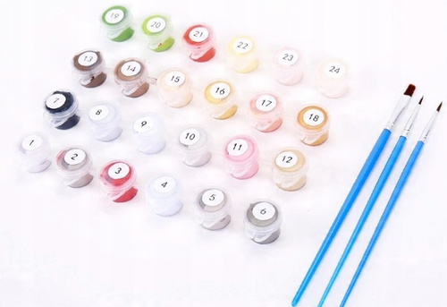 Malowanie Po Numerach Piesek Spaniel 50X40 Cm Na Ramie