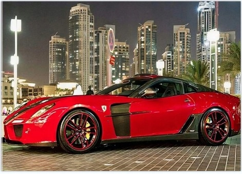 Diamentowa Mozaika Auto Czerwone Sportowe 30x40