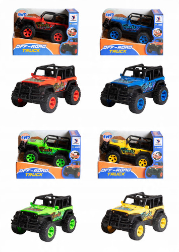 Auto Jeep Winner Świecący Dźwięk Metalowy Off-Road