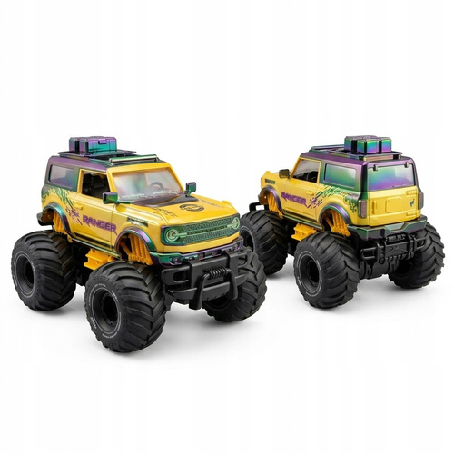 Zdalnie Sterowane Auto Terenowe Car Off Road Żółte Pływa Po Wodzie