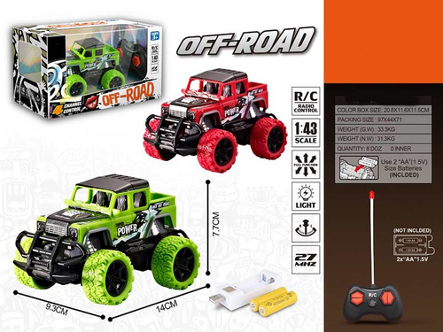 AUTO JEEP ZDALNIE STEROWANE OFF-ROAD R/C od 3 lat