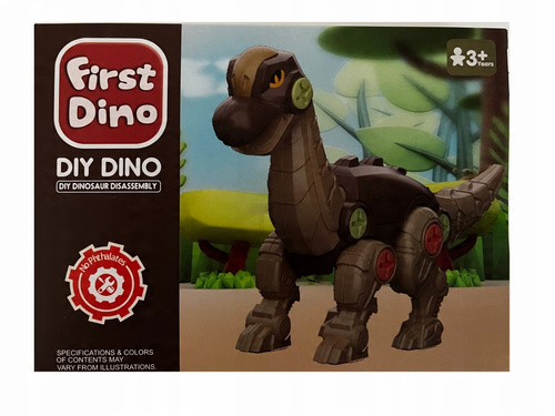 Dinozaur Do Skręcania W Zestawie śrubokręt Dla Dzieci