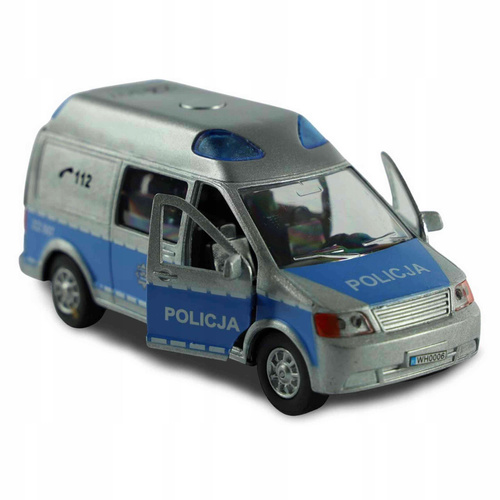 Samochód Policja Z Dźwiękiem Małe Auto Resorak Dla Dzieci