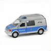 AUTO METAL POLICJA VAN Z DŹWIĘKIEM KARTON /WS 12