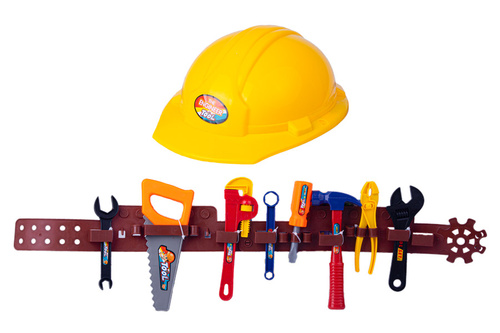 NARZĘDZIA BEZPIECZNE z PASEM KASK BUDOWLAŃCA