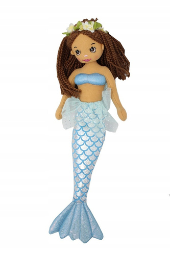 Lalka Syrenka Dla Dziewczynek Włosy Loki Szmacianka