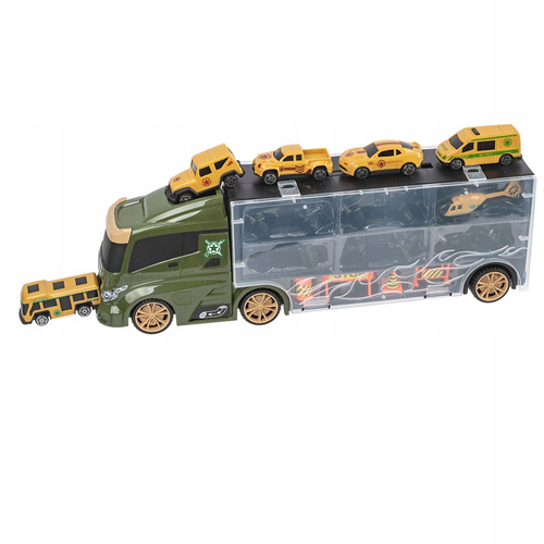 Duża Laweta Wojskowa Tir 5 Aut Samochody Helikopter