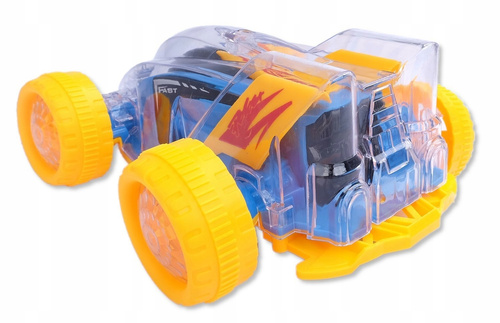 Auto drift rotacje jeździ światła dźwięk samochód