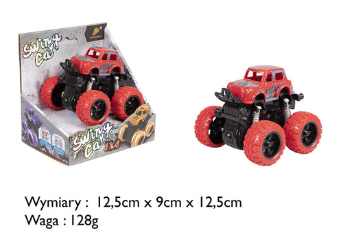 AUTO MONSTER TRUCK CZERWONY SWING KARTON OTWARTY PAK 144/72
12.50*9.00*12.50