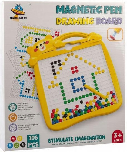 Magnetyczna Tablica Mozaika Układanka Kreatywna Dla Dzieci - 10 Szablonów