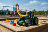 Traktor Duży Model W Kolorze Zielono Żółtym Do Zabawy 48 Cm