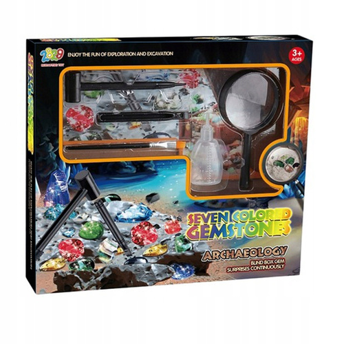 Zestaw Archeologiczny Wykopaliska Dla Dzieci 7 Kamieni Mały Archeolog