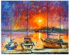 Malowanie Po Numerach Przystań Zachód 40x50 Cm