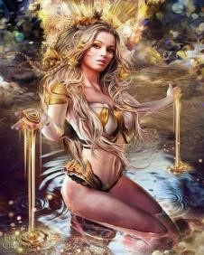 MALOWANIE PO NR. DZIEWCZYNA DZIKA  AMAZONKA PAK 15
40 x 50