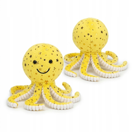 Maskotka Ośmiornica Ośmiorniczka Kolorowa W Gwiazdki Przytulanka 45Cm