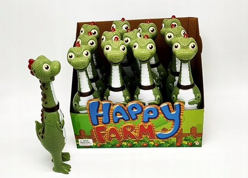 Antystresowa Zabawka Happy Farm Piszczący Dinozaur Z Dźwiękiem 30cm