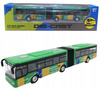 Auto Metalowe Autobus Zielony Przegubowy Mechanizm Pull-Back