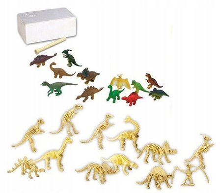 Skamielina Dinozaura Z Figurką I Skamieliną Dinozaura