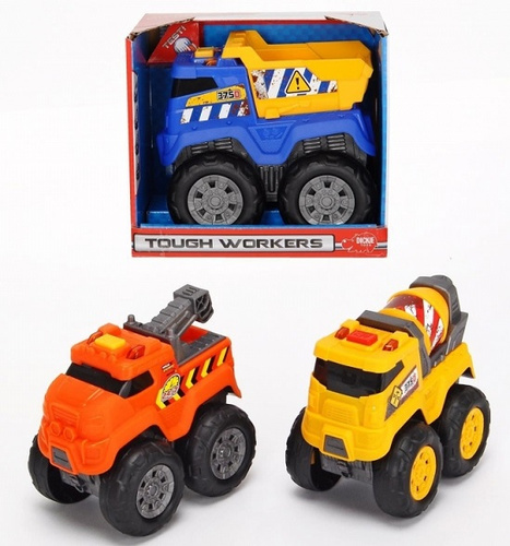 AUTO BUDOWLANE WHEELERS Z DŹWIĘKIEM KARTON