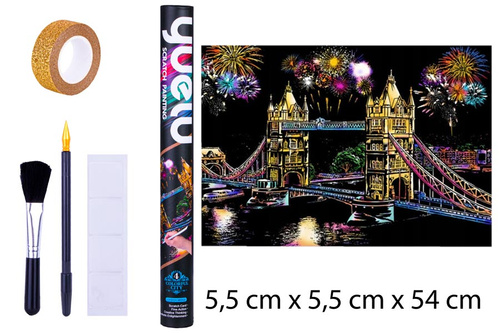 ZDRAPYWANKA TUBA LONDON BRIDGE   /60
5,5 x 5,5 x 54