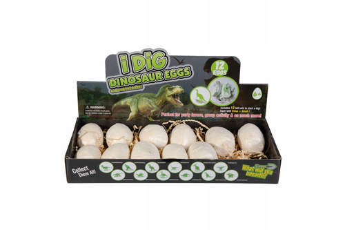 Skamielina Jajo Dinozaura Z Figurką Dinozaura Świecącą Mały Archeolog