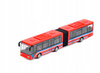 Autobus Miejski Duży Czerwony Metalowy Przegubowy 23 Cm Zabawka Dla Dzieci