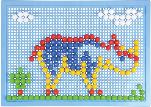Lena Układanka Mozaika Do Układania Guziczkowa Różowa