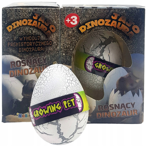 Jajko Jajo Dinozaura Rosnący Dinuś Wykluwający Z Jajka