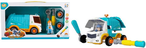 AUTO MUZYCZNE SKRĘCANE ŚMIECIARKA, pak 36/18
autko skręcane z dźwiękiem, zasilanie na baterie 2*AAA (nie są zawarte w zestawie),
zawartość pudełka: auto, narzędzia, figurka,
wymiary produktu: 33 x 11 x 18 cm