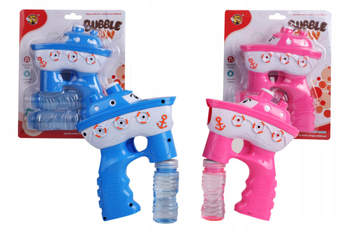 Pistolet Aparat Do Baniek Statek Wytwarzajacy Bańki Ze Światłem Dźwiękiem