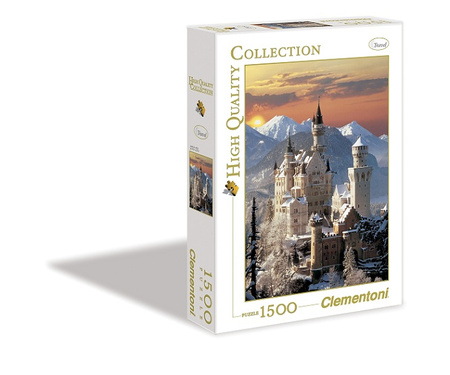 PUZZLE 1500 NEUSCHWANSTEIN ZAMEK W ŚNIEGU