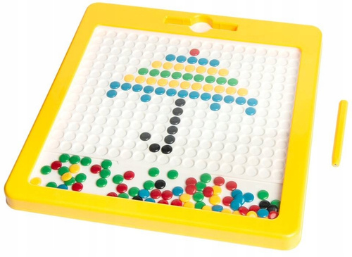 Tablica Mozaika Magnetyczna Guziczki Magpad Montessori Aż 31/31Cm