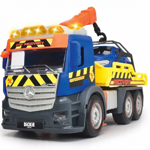 Ciężarówka Toys Mercedes Laweta Z Podnośnikiem