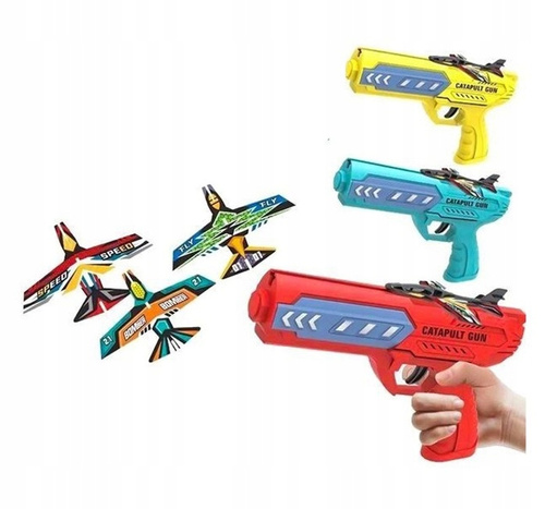 Wyrzutnia Samolotów Pistolet Zestaw 5 Samolotów Norimpex