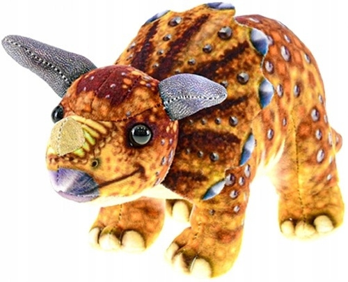 Pluszowy Dinozaur Duży Z Błyszczącymi Łuskami Dla Dzieci Przytulanka