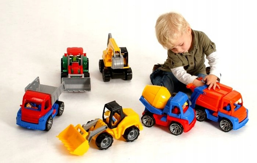 Wywrotka Lena Zabawka Dla Dzieci Samochód Z Figurką Pojazd Auto Truxx