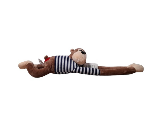 PLUSZ MAŁPA W KOSZULCE BRĄZOWA SERDUSZKO PRZY OGONIE, RZEPY , pak 200,