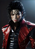 Diamentowa Mozaika Michael Jackson Czerwony Strój 30x40Cm Kreatywne