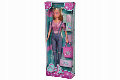 Lalka Steffi Modelka Kocia Moda W Okularach Różowych