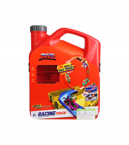 Tor Wyścigowy W Kanistrze Czerwonym Dwa Auta W Zestawie