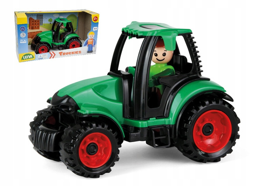 Auto Trucks Lena Samochód Zielony Traktor Z Figurką Kierowcy Dla Dzieci