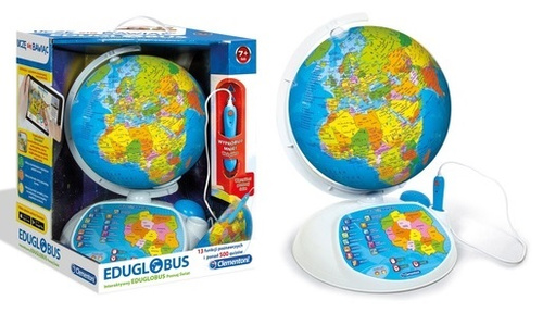 GLOBUS Z MAPA POLSKI+ APLIKACJA 3 D KARTON