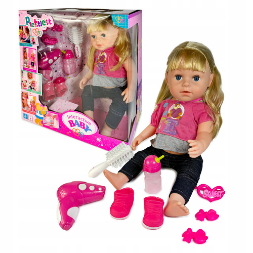 Norimpex Interaktywna Urocza Lalka Dla Dziewczynki Przyjaciółka + Akcesoria