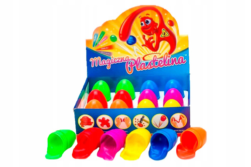 SPRYTNA MAGICZNA PLASTELINA KINETYCZNA W JAJKU