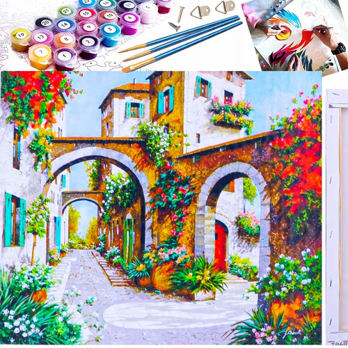 Malowanie Po Numerach Uliczka Portowa 40x50